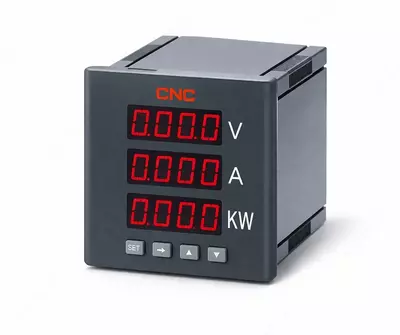 Raqamli ampermetr-voltmetr-quvvat CNC Electric YC-7K3-UIP (10-dam-yc-7k3-3UIP)