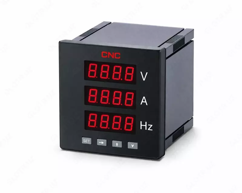 Raqamli ampermetr-voltmetr-gertsmetr CNC Electric YC-7K3-UIF