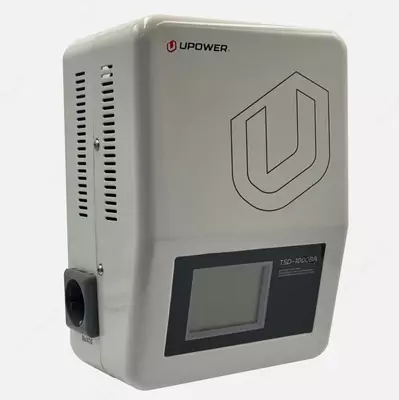 Devorga ornatiladigan kuchlanish stabilizatori UPOWER TSD 500 - 20000 VA (Art. - sn-tsd-110-250-01000)