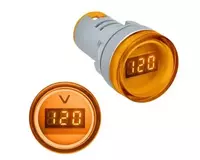  Индикатор значения напряжения (LED) UPOWER AD101-22VM  зеленый  желтый  красный  АС  d=22 мм - 