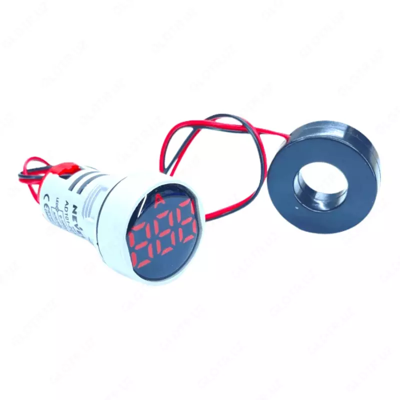   Индикатор значения напряжения (LED) UPOWER AD101-22VM  зеленый  желтый  красный  АС  d=22 мм