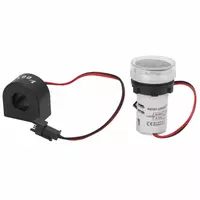Индикатор значения тока (LED) UPOWER AD101-22AM  белый  d=22 мм