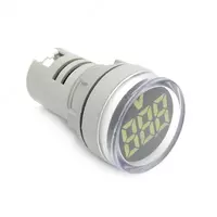  Индикатор значения тока (LED) UPOWER AD101-22AM  белый  d=22 мм - 