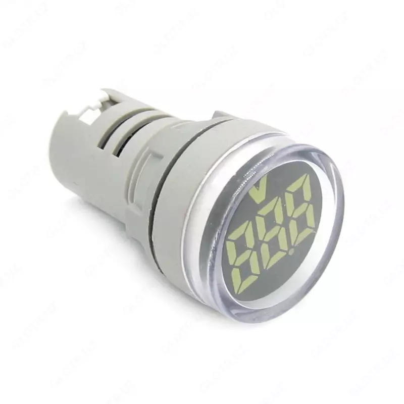  Индикатор значения тока (LED) UPOWER AD101-22AM  белый  d=22 мм - 