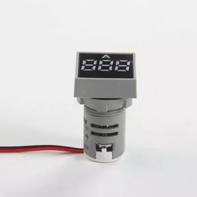   Индикатор значения тока (LED) UPOWER AD101-22AM  белый  d=22 мм
