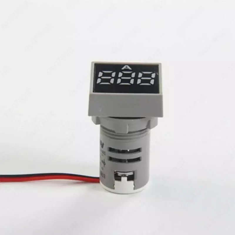   Индикатор значения тока (LED) UPOWER AD101-22AM  белый  d=22 мм