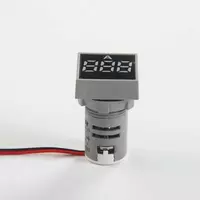   Индикатор значения тока (LED) UPOWER AD101-22AM  белый  d=22 мм