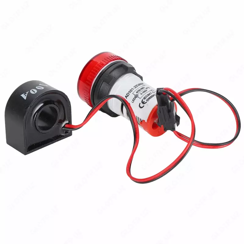 Joriy qiymat indikatori (LED) UPOWER AD101-22VAM  qizil  AC  d=22 mm