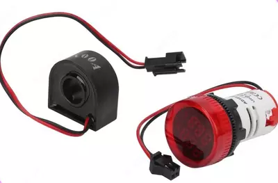   Индикатор значения тока (LED) UPOWER AD101-22VAM  красный  АС  d=22 мм