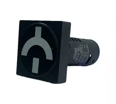 Лампа индикатор указатель положения (LED) UPOWER AD105-22W/G  квадратная матрица  Ф22 мм  24 В  красный/зелёный