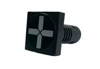  Лампа индикатор указатель положения (LED) UPOWER AD105-22W/G  квадратная матрица  Ф22 мм  24 В  красный/зелёный - 