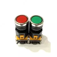 Favqulodda qoshaloq tugma UPOWER LA239A3 (START/STOP)  qizil/yashil  Ø22 mm  AC  5–10A