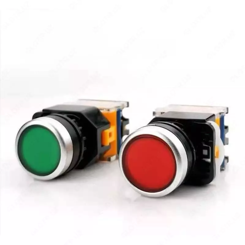   Favqulodda qoshaloq tugma UPOWER LA239A3 (START/STOP)  qizil/yashil  Ø22 mm  AC  5–10A