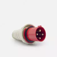  Штепсельная вилка (переносная) UPOWER 024  3 P+E (4 штырька)  32А - 