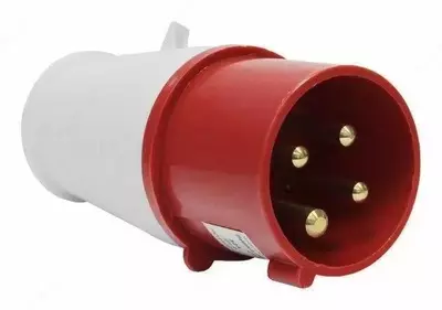 Штепсельная вилка (переносная) UPOWER 214  3 P+E (4 штырька)  16А