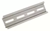 DIN rels (galvanizli polat) UPOWER 1.0  teshilgan  1000x7.5x35 mm  33 teshikli