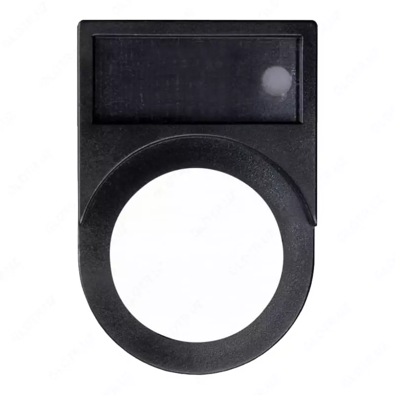  UPOWER indikator chiroqchasi uchun belgi ushlagichi  plastik  qora  18x25 mm  d = 22 mm - 