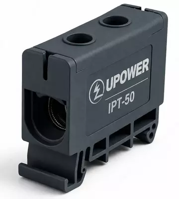 Клемма силовая вводная UPOWER JTH5-240-РЕ  пластик  800В  425/380А  35-240 мм2  черная