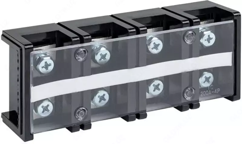 UPOWER TC terminal bloki  4 ta qisqich  60-400A  qora