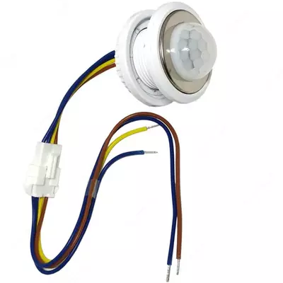 Датчик движения (освещения) UPOWER RS8  110/240В  программируемый  12м  белый