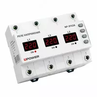 UPOWER NP6-VA kuchlanish rölesi  3 fazali  63A  140/280V