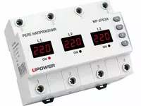  UPOWER NP6-VA kuchlanish rölesi  3 fazali  63A  140/280V - 