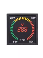 Индикатор значения напряжения (панельный) UPOWER N-72V  0-500 VAC