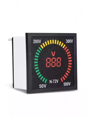   Индикатор значения напряжения (панельный) UPOWER N-72V  0-500 VAC