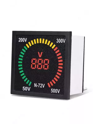  Индикатор значения напряжения (панельный) UPOWER N-72V  0-500 VAC Только в розницу