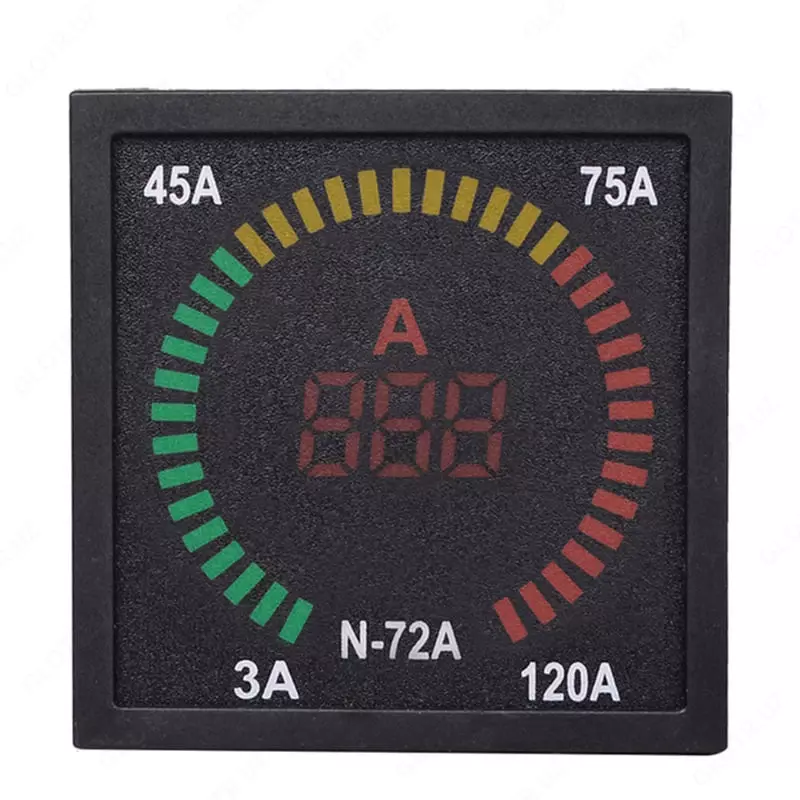 Индикатор значения тока (панельный) UPOWER N-72А  3-120А