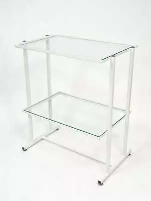 Инструментальный столик медицинский | Прочный  стеклянные полки | От производителя в Ташкенте