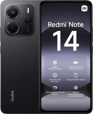 Смартфон Xiaomi Redmi Note 14 8/128 Midnight Black - 2 764 724 сум / шт
