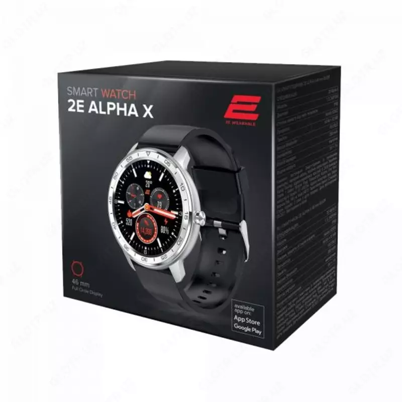  Смарт часы 2E Alpha X 46 mm Silver - 