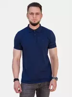 Erkaklar uchun polo futbolka yoqali va tugmali