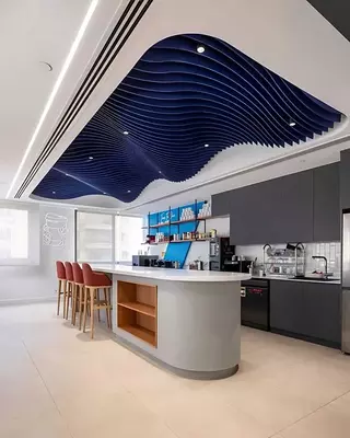 Волнистые металлические реечные потолки от Agraf Steel - 35 737.1 сум / шт