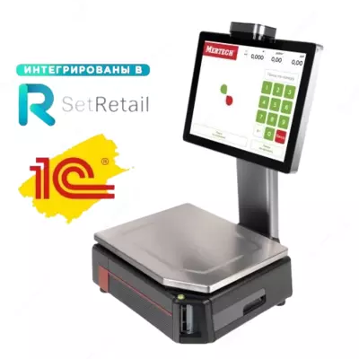 Весы с печатью этикеток M-ER 727 PM-15.2 (VISION-AI