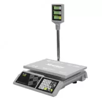 Tijoriy stol tarozilari M-ER 326 ACP-32.5 "Slim" LCD oq