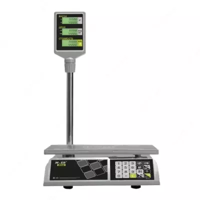 Торговые настольные весы M-ER 326 ACP-32.5 "Slim" LCD Белые - 979 000 сум / шт.