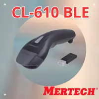 Беспроводной сканер штрих-кода MERTECH CL-610 BLE Dongle P2D USB Black