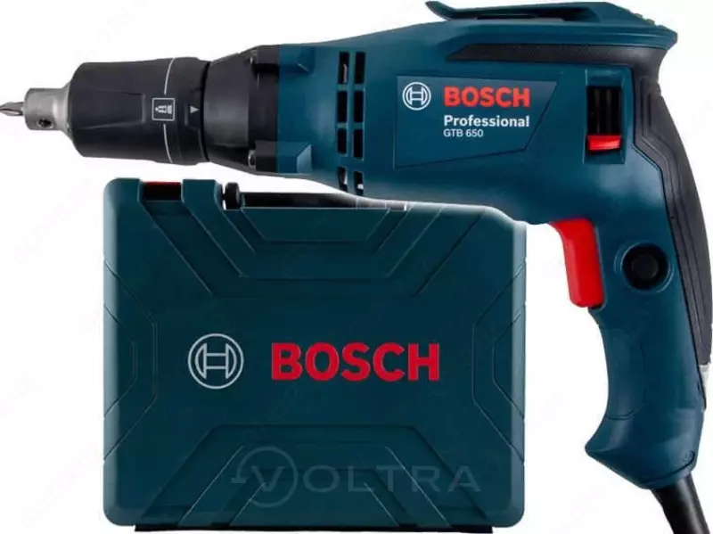 Сетевой шуруповерт для гипсокартона Bosch GTB 650