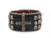 Браслет-наручник в стиле панк-рок