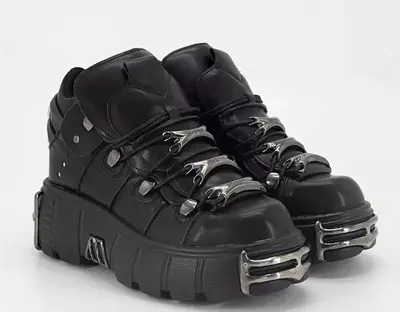 Zhenskiye Goticheskiye polu Botinki "Teni Mekhanicheskoy Nochi