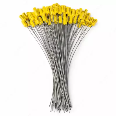 Пломба тросовая металлическая 40 см для опломбирования контейнеров и грузов