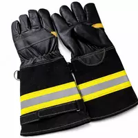 Перчатки пожарного кожаные 36 см термостойкие