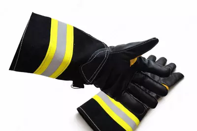  Перчатки пожарного кожаные 36 см термостойкие - 