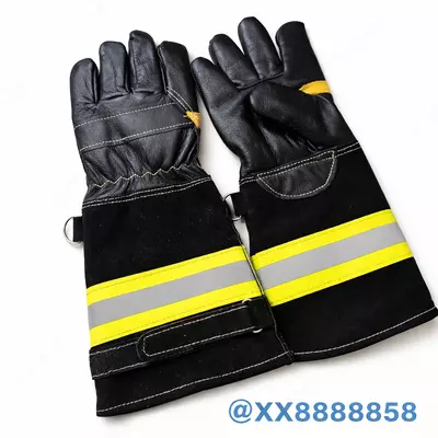 Перчатки пожарного кожаные 36 см термостойкие