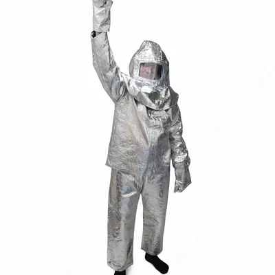 TOK-200 issiqlikka chidamli kostyum | Yong‘inga qarshi kostyum | Alyuminiy himoya kiyimi