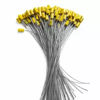 Trosli plomba 40 sm raqamlangan metall | konteyner va ombor uchun xavfsizlik plombasi | yuk plombasi bir martalik | ulgurji narxda