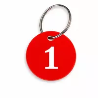  Брелок бирка пластиковая номерная водостойкая | бирки для ключей гардероба бассейна фитнес клуба отеля NEW Rock