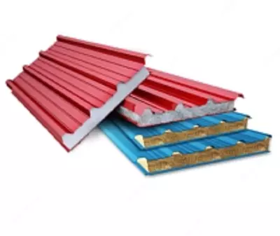 Сэндвич панель Кровельный Пенополиуретан (ППУ) 1.05см-10см - 429 000 сум / м